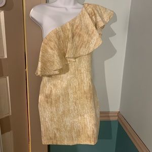 Bcbgeneration one shoulder cocktail dress